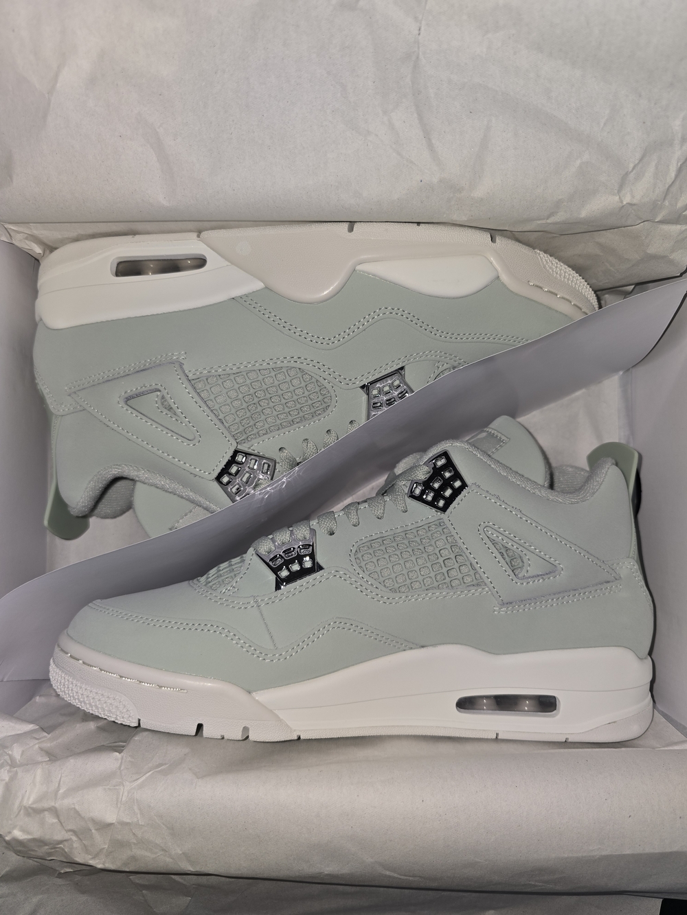 Jordan Men's Sneakers in Pale Mint/White